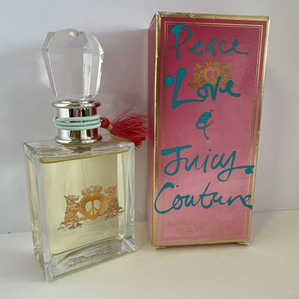 Peace Love & Juicy Couture Eau de Parfum Spray 3.4oz 100ml Womens Perfume wh Box